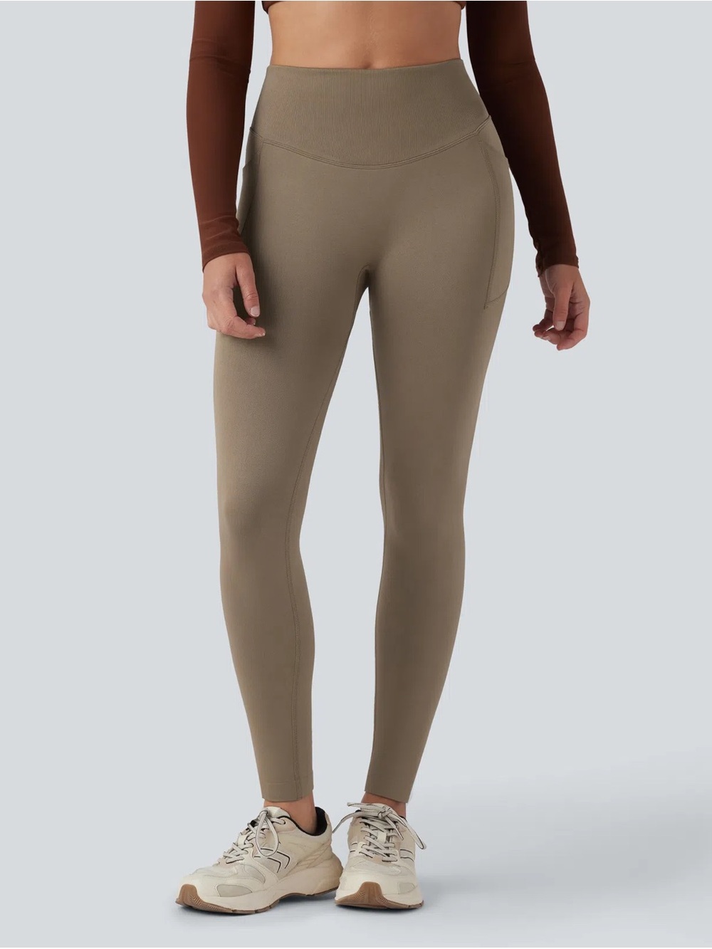 Halara Seamless High Waisted Yoga Leggings with Pockets